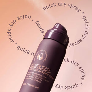 Dry Your Nooks Sweat Absorbing Chafing Barrier Spray - Soft Clementine