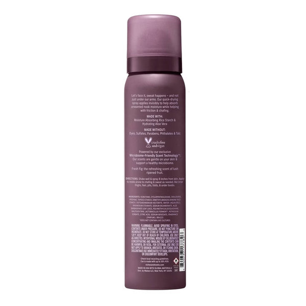 Dry Your Nooks Sweat Absorbing Chafing Barrier Spray - Fresh Fig