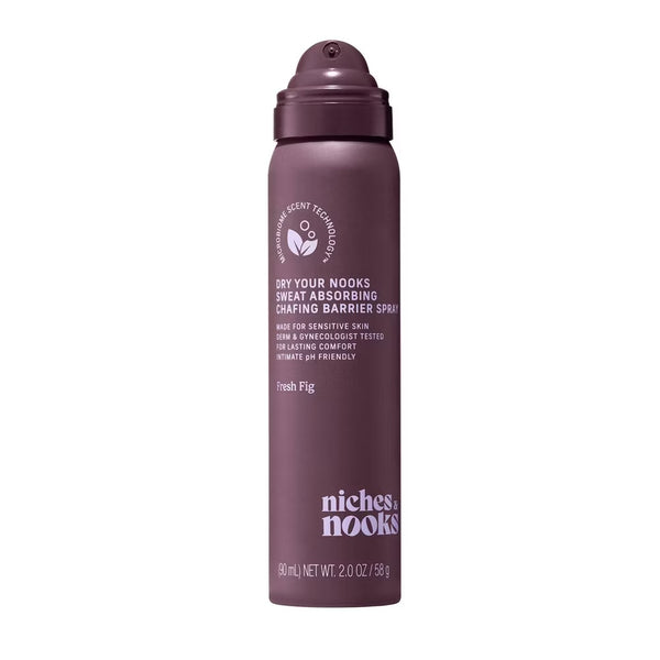 Dry Your Nooks Sweat Absorbing Chafing Barrier Spray - Fresh Fig