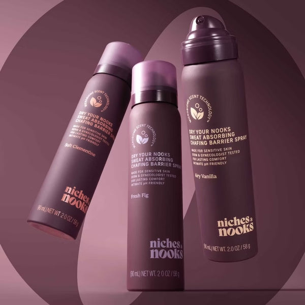 Dry Your Nooks Sweat Absorbing Chafing Barrier Spray - Fresh Fig