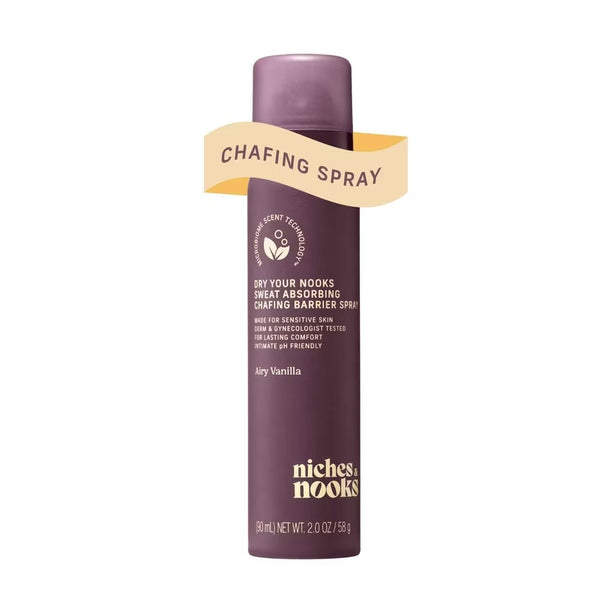 Dry Your Nooks Sweat Absorbing Chafing Barrier Spray - Airy Vanilla