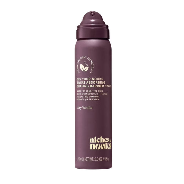 Dry Your Nooks Sweat Absorbing Chafing Barrier Spray - Airy Vanilla