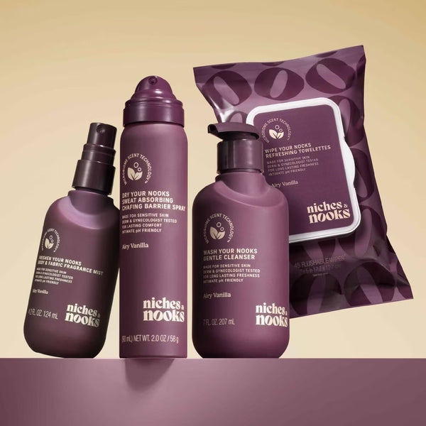 Dry Your Nooks Sweat Absorbing Chafing Barrier Spray - Airy Vanilla