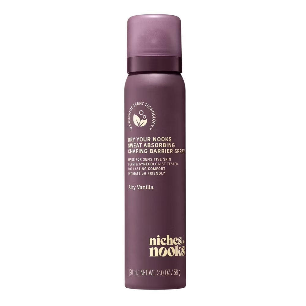 Dry Your Nooks Sweat Absorbing Chafing Barrier Spray - Airy Vanilla