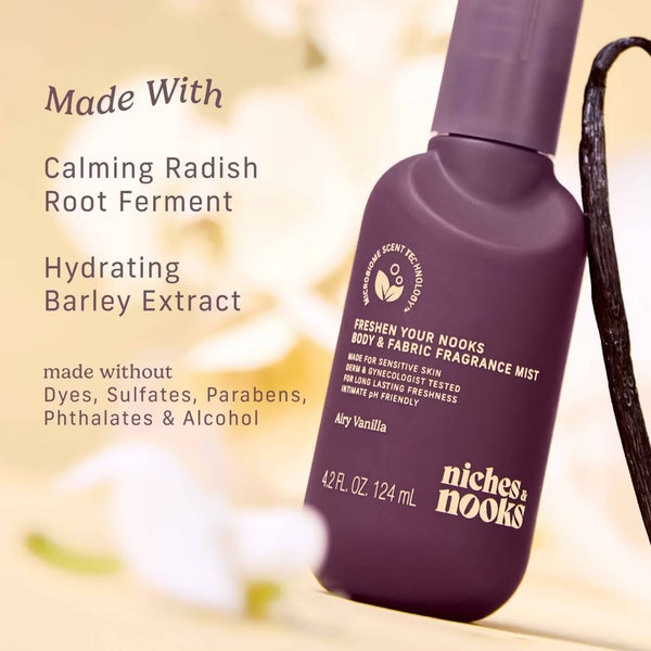 Freshen Your Nooks Body & Fabric Fragrance Mist - Airy Vanilla