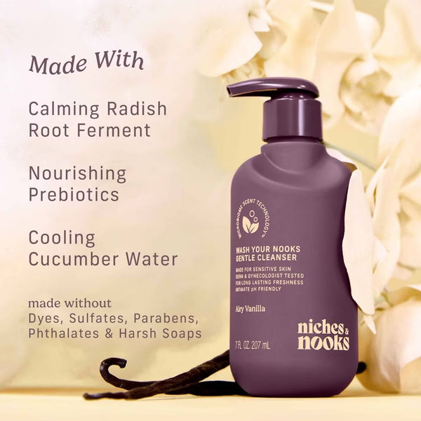 Wash Your Nooks Gentle Cleanser - Airy Vanilla