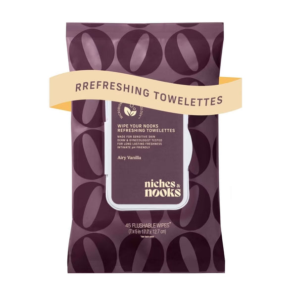 Wipe Your Nooks Refreshing Towelettes - Airy Vanilla
