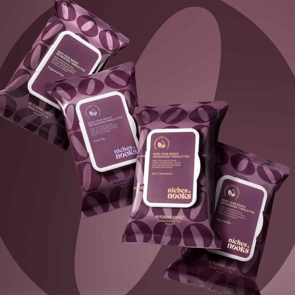 Wipe Your Nooks Refreshing Towelettes - Soft Clementine