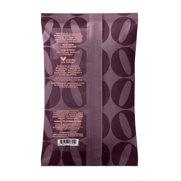 Wipe Your Nooks Refreshing Towelettes - Soft Clementine