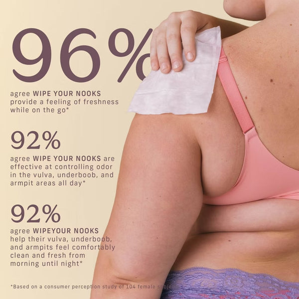 Wipe Your Nooks Refreshing Towelettes - Fragrance Free
