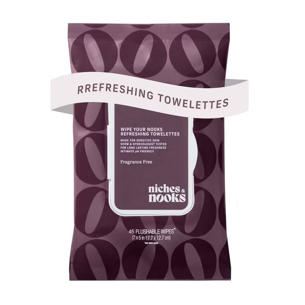 Wipe Your Nooks Refreshing Towelettes - Fragrance Free