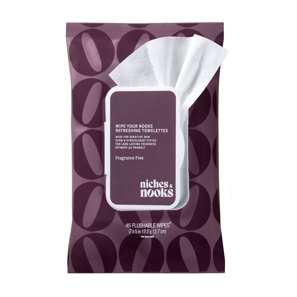 Wipe Your Nooks Refreshing Towelettes - Fragrance Free